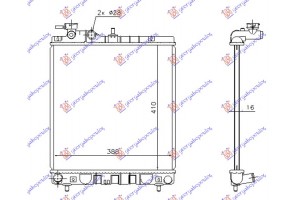 Ψυγ 1.1 12V +/-A/C (41x39.5) Hyundai Atos Prime 03-07 - 032406300