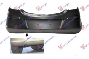 Προφυλακτηρας Πισω 3Π ΒΑΦ. (ΕΞΑΤΜ. 5cm) Opel Corsa D 06-15
