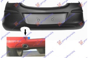 Προφυλακτηρας Πισω 5Π SPORT/SXI/GSI (ΜΕ Εμφανη Χρωμιομενη ΕΞΑΤΜΙΣΗ) (ΜΕ/ΧΩΡΙΣ PDS) Opel Corsa D 06-15 - 032803620