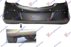Προφυλακτηρας Πισω 3Π ΒΑΦ. (ΜΕ PDS)(5cm) Opel Corsa D 06-15