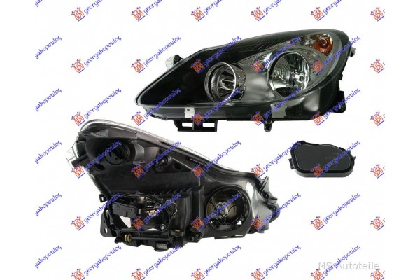 Φανος Εμπρος Μαυρος (SPORT-OPC) -11 Vale Αριστερα Opel Corsa D 06-15 - 032805272