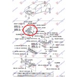 Ποδια Μηχανης Ακραια Πλαστικη Δεξια Toyota Prius 04-09 - 032900831