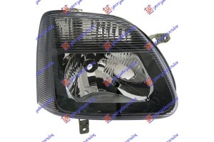 Δεξια Φανος Εμπρος & ΗΛΕΚΤΡ.03- Μαυρος (Ε) Opel Agila 99-08