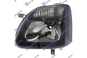 Αριστερα Φανος Εμπρος & ΗΛΕΚΤΡ.03- Μαυρος (Ε) Opel Agila 99-08