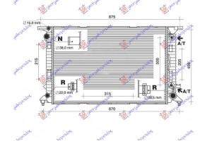 Ψυγειο Νερου 3.0 Tdi Πετρελαιο ΜΗΧΑΝΙΚΟ/ΑΥΤΟΜΑΤΟ (720x470) (ΚΟΛΑΡΟ Οδηγου ΣΦΙΓΚΤΗΡΑΣ) Audi Q5 08-12 - 033406350