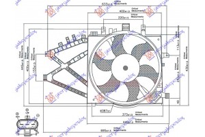 ΒΕΝΤΙΛ.ΨΥΓ.ΚΟΜΠΛΕ 1,7D-TD (+/-A/C) Opel Corsa C 00-06 - 034206470