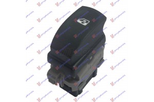 Διακοπτης ΠΑΡΑΘ. ΕΜΠ/ΠΙΣΩ (Μονός) (Μαύρη φίσα)(6pin) Δεξια Renault Clio 09-13 - 034707171