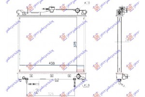 Ψυγειο Νερου 1.3 Βενζινη Αυτοματο (375x450x26) Suzuki Jimny 98-18 - 034806310