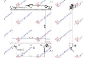 Ψυγειο Νερου 1.3 Βενζινη Αυτοματο (375x450x26) (KOYO) Suzuki Jimny 98-18 - 034806315