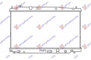 Ψυγειο Νερου 1.4 Βενζινη Αυτοματο (350x711x16) Honda Jazz 08-11 - 034906320