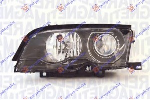 Αριστερα Φανος Εμπρος 01-03 Xenon Μαυρος Marelli Bmw Series 3 (E46) COUPE/CABRIO 99-03
