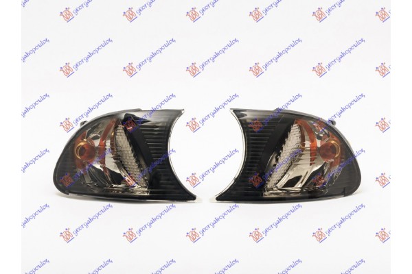 Γωνια Φλας Σετ Lexus Μαυρο 01- Βιδωτο Bmw Series 3 (E46) COUPE/CABRIO 99-03