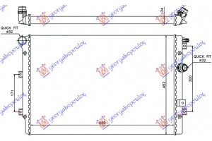 Ψυγειo 1.4-2.0TSi-TFSi-2.0 Tdi (65x45) Seat Alhabra 10- - 720006310