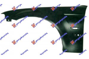 Αριστερα Φτερο Εμπρος Αλουμινιο Bmw Series 3 (E46) Compact 01-05