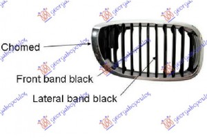 Καρδια Μασκας (ΧΡΩΜΙΟ/ΜΑΥΡΗ) Δεξια Bmw Series 3 (E46) COUPE/CABRIO 03-06 - 035804641