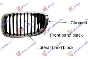 Καρδια Μασκας (ΧΡΩΜΙΟ/ΜΑΥΡΗ) Αριστερα Bmw Series 3 (E46) COUPE/CABRIO 03-06 - 035804642