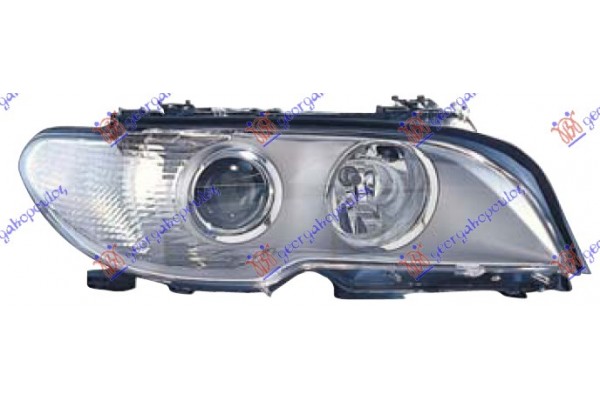 Δεξια Φανος Εμπρος (ΤΙΤΑΝ.-ΛΕΥΚΟ ΦΛΑΣ) Marelli Bmw Series 3 (E46) COUPE/CABRIO 03-06