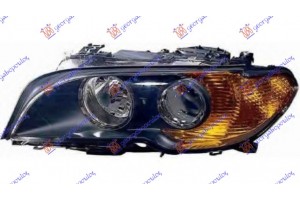 Φανος Εμπρος Χενον (ΜΑΥΡΟ-ΚΙΤΡ. ΦΛΑΣ)(Ε) (DEPO) Αριστερα Bmw Series 3 (E46) COUPE/CABRIO 03-06 - 035805242