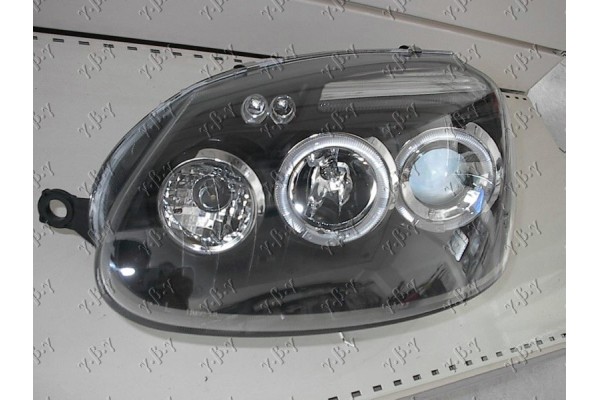 Φανος Εμπρος (ΣΕΤ) Eagle Eyes Μαυρος VW Golf V 04-08