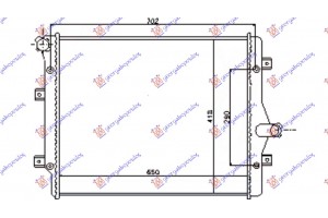 Ψυγειο 2.0 Tfsi Βενζινη -1.6, 2.0 Tdi Πετρελαιο (650x450) (MECHANICAL) Skoda Octavia 5 04-08 - 023606320