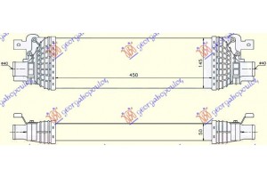 Ψυγειο INTER.1,4-1,6TDCi (45x145x50) Ford Fiesta 02-08 - 036206200