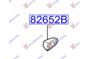 Χερουλι Πορτας Εμπρος Εξω (ΟΠ. ΚΟΜ) (Γ) Αριστερα Hyundai i20 08-12 - 036507842