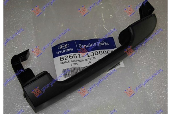 Χερουλι ΕΜΠ/ΠΙΣΩ Εξω (ΕΜΠ.ΚΟΜ)(ΜΑΥΡΟ (Γ) Hyundai i20 08-12 - 036507845