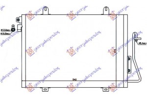 Ψυγειο A/C 1.4i 8V-1.6 8V -08 (51x38x1,6 Dacia LOGAN-MCV 05-08/P.UP-VAN 09-12 - 036706400