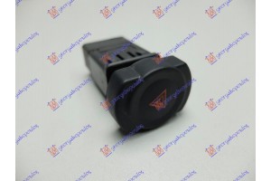 Διακοπτης Αλαρμ Στρογγυλος (8pin) Dacia LOGAN-MCV 05-08/P.UP-VAN 09-12 - 036707145