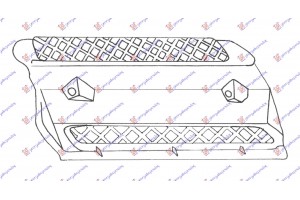 Διχτακι Αεραγωγου Εμπρος Προφυλακτηρα 3Π Αριστερα Fiat Punto 99-03 - 036804802