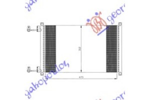 Ψυγειο A/C 130 1,8i-16V-1,9D/JTD(48,8x31 Fiat Punto 99-03 - 036806435