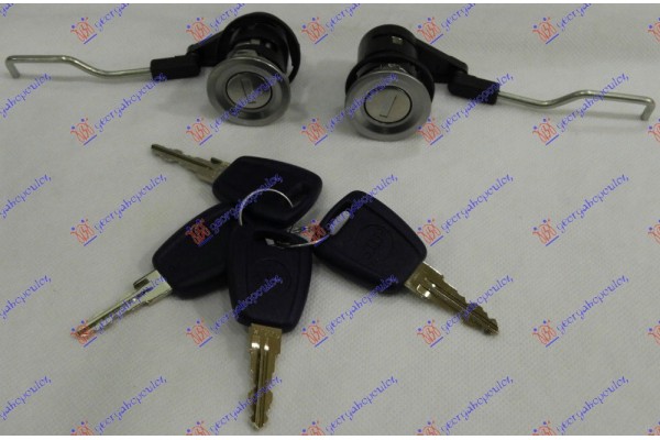 Αφαλοι (ΣΕΤ) Πορτας Κομπλε 5Π Με Κλειδι Fiat Punto 99-03