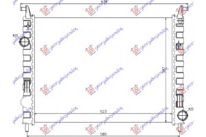 Ψυγειο 1,3JTD (52x39,5x42) 03- Fiat Strada 05-14 - 296006360