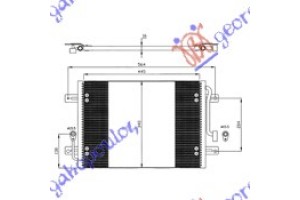 Ψυγειο A/C 1.2 ΒΕΝΖ. (44x35x16) 03- Fiat Palio 99-04 - 037006405