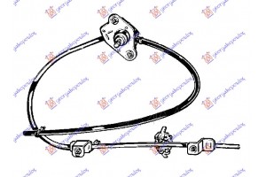 Δεξια Γρυλλος ΠΑΡΑΘ. Πισω ΜΗΧΑΝ. (ΕΥΡΩΠΗ) Fiat Uno 89-93