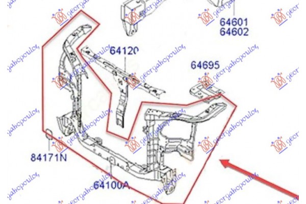 Μετωπη Εμπρος (Γ) Hyundai Matrix 08-10 - 037800220