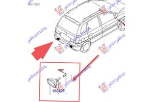 Φανος Πισω Ομιχλης (Γ) Αριστερα Hyundai Matrix 08-10 - 037806112