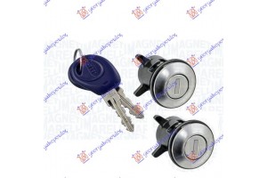 Αφαλοι Πορτας (ΣΕΤ 2ΤΜΧ) (ΜΕ 4 ΚΛΕΙΔΙΑ) Fiat Punto 95-99 - 037907210