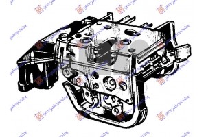 Δεξια Κλειδαρια Πορτας ΟΠ.ΗΛ.5Π Fiat Punto 95-99