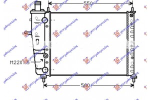 Ψυγειο 1,2-1,4-1,6 -A/C (48x41,5)(Μ/ΠΑΓ. (MAHLE BEHR) Fiat Bravo 95-02 - 038206305