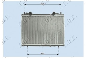 Ψυγειο 1,8-2.0 +A/C (37.5x56,3)(Χ/ΒΑΛΒ.) Fiat Bravo 95-02 - 038206350