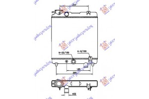 Ψυγειο 900cc (31x36) Seat Marbela 85-99 - 038306300