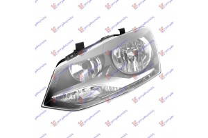 Φανος Εμπρος ΗΛΕΚΤ. Διπλο ΚΑΘΡ. (ΧΡΩΜΙΟ ΦΡΥΔΙ) (Ε) (ΜΕ ΜΟΤ) (DEPO) Αριστερα Vw Polo 09-14 - 038705162