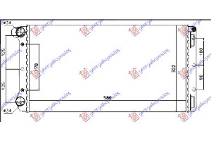 Ψυγειο 1.9 Jtd (58x30.8x38) ΤΥΠ. Marelli Lancia Musa 03-13 - 033606345