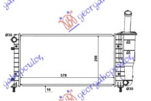 ΨΥΓ.1.2 8-16V +/-AC (58x31,7) Χ/ΒΑΣΗ Ανθ Fiat Idea 04-10 - 044206350