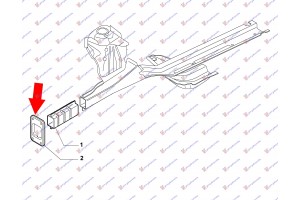 Δεξια Καπακι Σασι Εμπρος Fiat Grande Punto 05-12