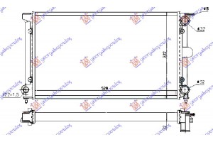 Ψυγειο ΒΕΝΖ-ΠΕΤΡ +A/C (52.5x32x3.4) (ΠΑΡΟΧ.ΣΥΝΟΔ.) (VALEO CLASSIC) Seat Toledo 91-95 - 039806365