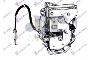 Αριστερα Κλειδαρια Πορτας Πισω ΗΛΕΚΤΡ. Lancia Delta 08-14