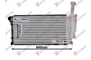 Ψυγειο 1.1-1.2i 8V +A/C (55x31.7)(Μ/ΠΑΓΟ Fiat Panda 03-14 - 040006320