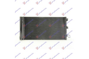 Ψυγειο A/C Benzinh 06- (57x30.5) Fiat Panda 03-14 - 040006410